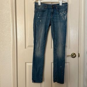 Detailed straight leg Jeans
